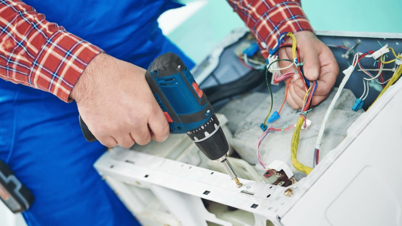 Kocaeli Viessmann Viessmann çamaşır makinesi kart tamiri – Su almama arızası orijinal parça ile giderildi. - Teknik servis örneği